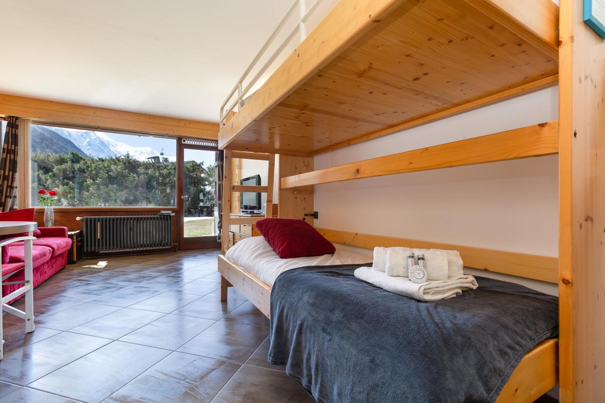 Residence Grands Montets 133 Ski In-Ski Out - Happy Rentals Chamonix Quarto foto
